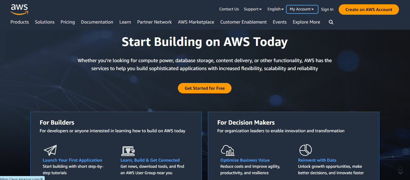 Amazon Web Services API