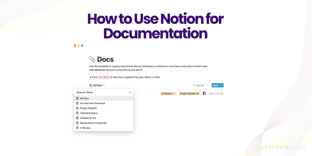 how to use notion for documentation